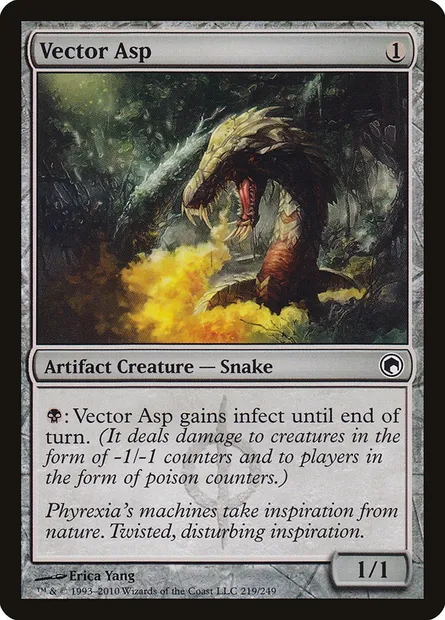 Vector Asp, Magic card SOM 219 — Scars of Mirrodin set