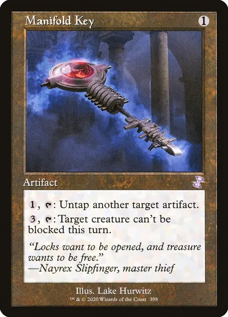 Manifold Key, Magic card TSR 398 — Time Spiral Remastered set