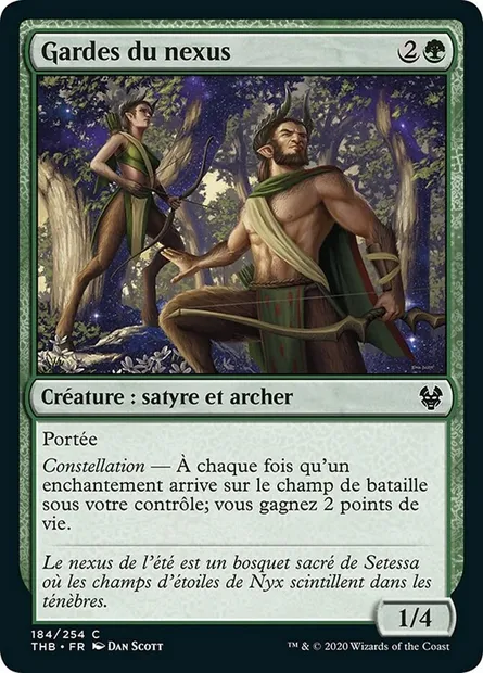 Gardes du nexus, carte Magic THB 184 — extension Theros Beyond Death