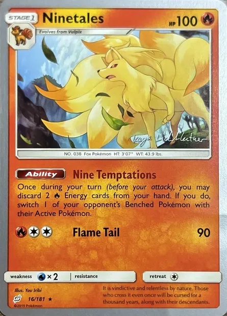 Feunard, carte Pokémon WCD19 016 — extension World Championship Decks 2019