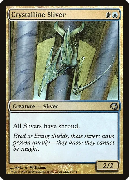 Crystalline Sliver, Magic card H09 11 — Premium Deck Series: Slivers set