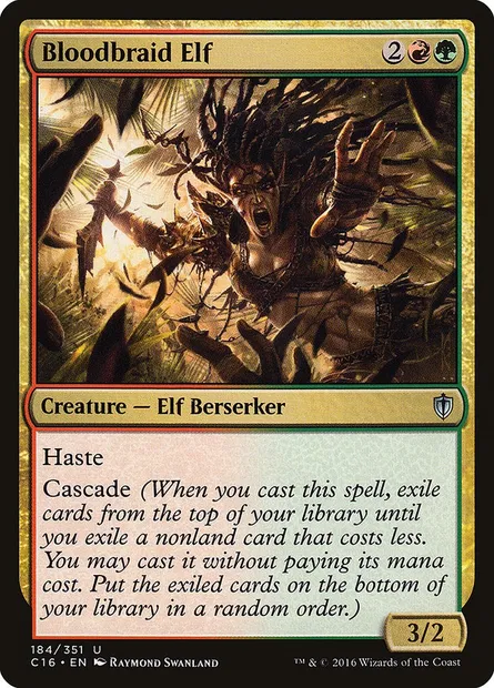 Bloodbraid Elf, Magic card C16 184 — Commander 2016 set