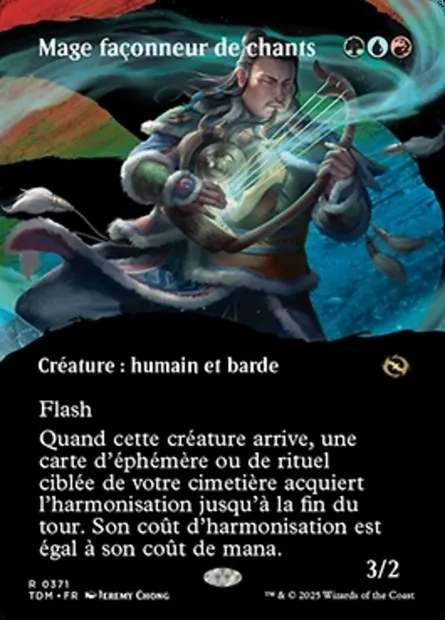 Mage façonneur de chants, carte Magic TDM 371 — extension Tarkir: Dragonstorm