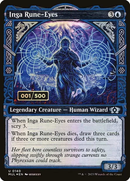 Inga Œil-de-rune, carte Magic MUL 140z — extension Multiverse Legends