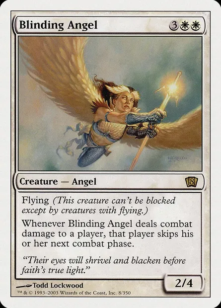 Blinding Angel, Magic card 8ED 8 — Eighth Edition set