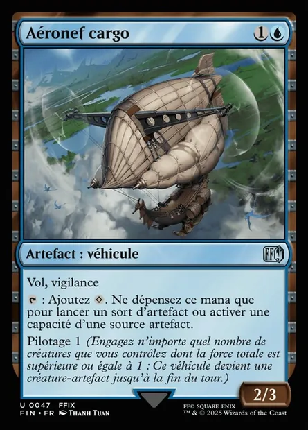 Aéronef cargo, carte Magic FIN 47 — extension Final Fantasy