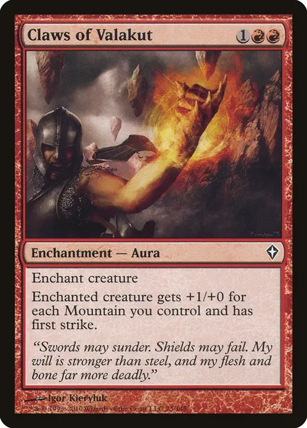 Claws of Valakut, Magic card WWK 75 — Worldwake set