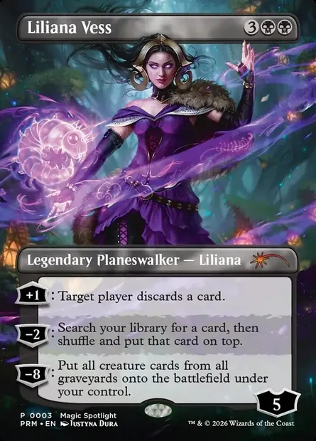 Liliana Vess, Magic card PSPL 10 — Spotlight Series set