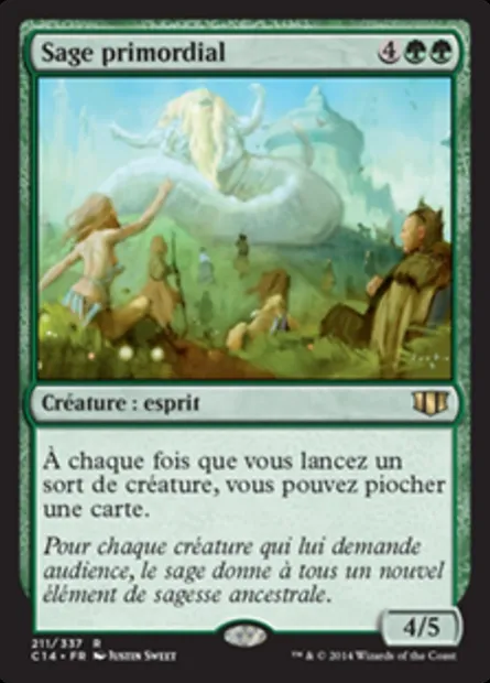 Sage primordial, carte Magic C14 211 — extension Commander 2014