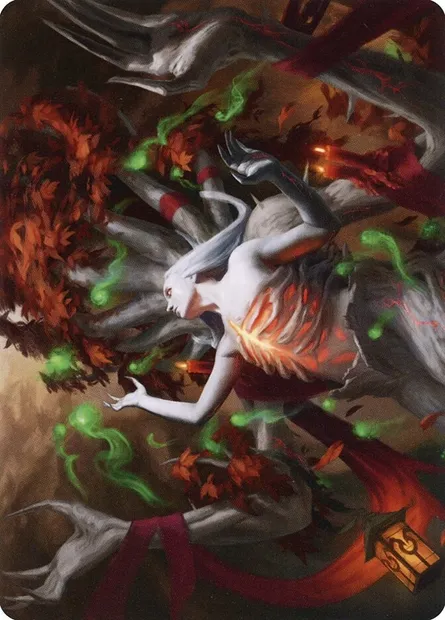 Dryad's Revival // Dryad's Revival, Magic card AMID 50 — Midnight Hunt Art Series set