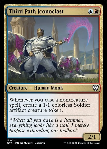 Third Path Iconoclast, Magic card OTC 244 — Outlaws of Thunder Junction Commander set