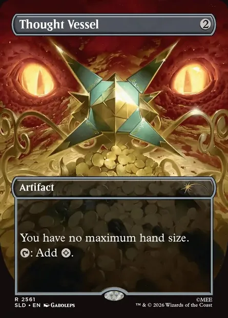 Thought Vessel, Magic card SLD 2561 — Secret Lair Drop set