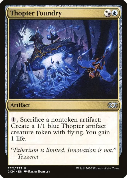 Thopter Foundry, Magic card 2XM 222 — Double Masters set