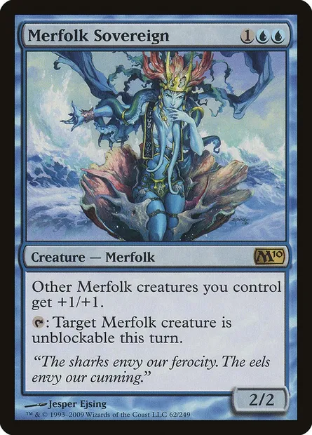 Merfolk Sovereign, Magic card M10 62 — Magic 2010 set