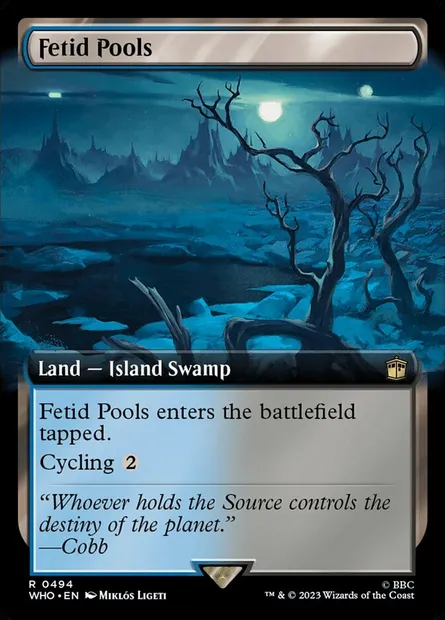 Fetid Pools, Magic card WHO 494 — Doctor Who set