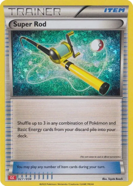 Super Rod, Pokémon card CLC 027 — Pokémon TCG Classic: Charizard & Ho-Oh ex Deck set