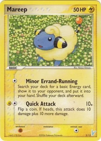 Wattouat, carte Pokémon TK2M 005 — extension EX Trainer Kit 2 (Minun)
