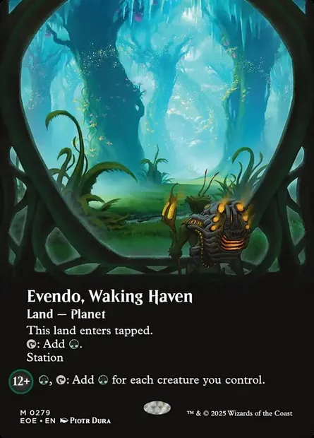 Evendo, Waking Haven, Magic card EOE 279 — Edge of Eternities set