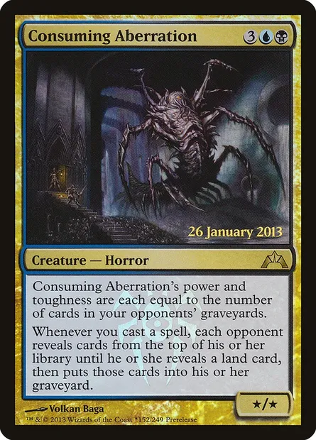 Consuming Aberration, Magic card PGTC 152★ — Gatecrash Promos set