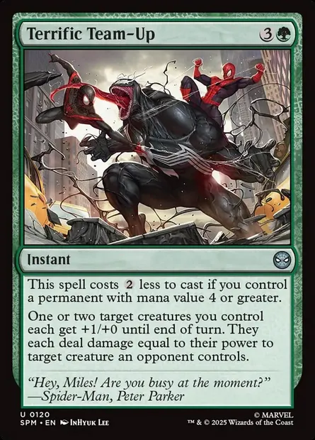 Terrific Team-Up, Magic card SPM 120 — Marvel's Spider-Man set