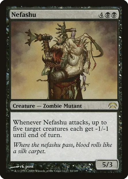 Néfashu, carte Magic HOP 34 — extension Planechase
