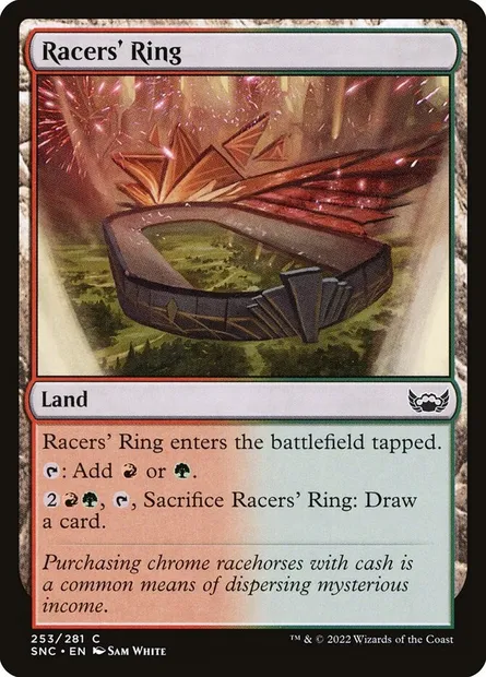 Racers' Ring, Magic card SNC 253 — Streets of New Capenna set