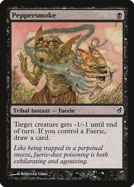 Peppersmoke, Magic card LRW 134 — Lorwyn set