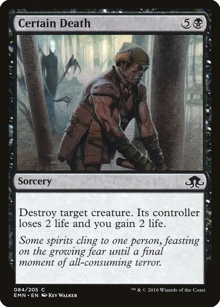 Certain Death, Magic card EMN 84 — Eldritch Moon set