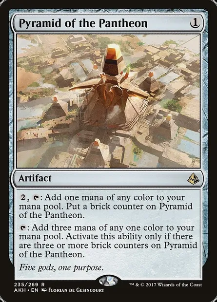 Pyramid of the Pantheon, Magic card AKH 235 — Amonkhet set