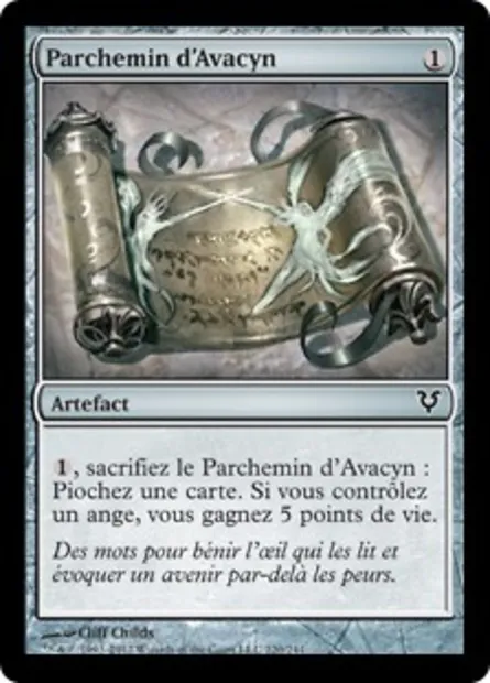 Parchemin d'Avacyn, carte Magic AVR 220 — extension Avacyn ressuscitée