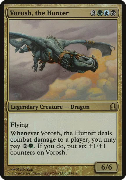 Vorosh, the Hunter, Magic card OCMD 235 — Commander 2011 Oversized set