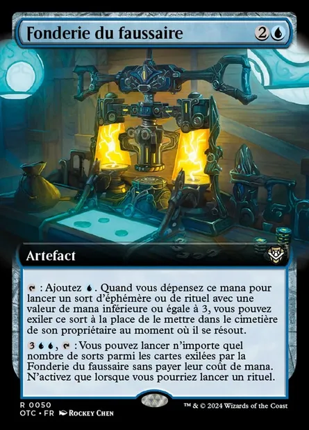 Fonderie du faussaire, carte Magic OTC 50 — extension Outlaws of Thunder Junction Commander