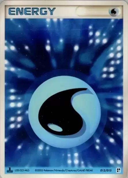 Énergie Eau, carte Pokémon W-QCP 012 — extension Water Quick Construction Pack