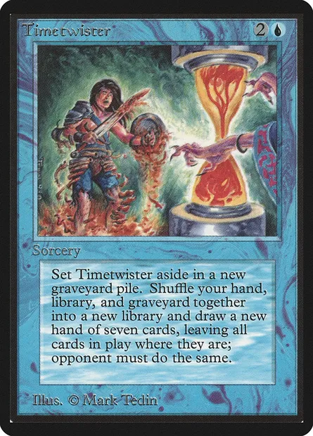 Timetwister, Magic card LEB 85 — Limited Edition Beta set