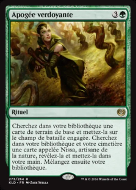 Apogée verdoyante, carte Magic KLD 273 — extension Kaladesh