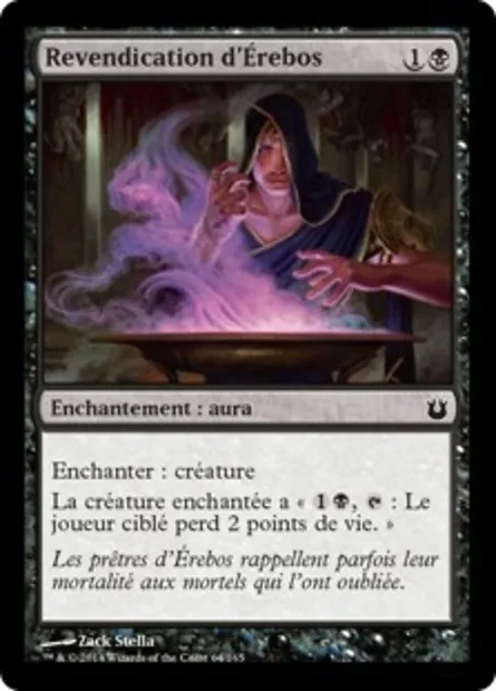 Revendication d'Érebos, carte Magic BNG 64 — extension Créations divines