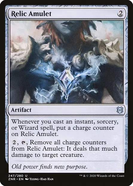 Relic Amulet, Magic card ZNR 247 — Zendikar Rising set