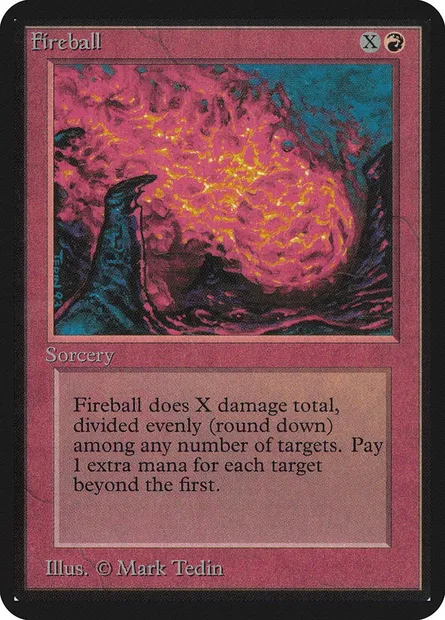 Fireball, Magic card LEA 149 — Limited Edition Alpha set