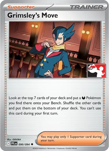 Grimsley's Move, Pokémon card PPS 090-4 — Play! Pokémon Prize Pack Series set