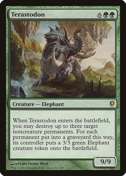 Terastodon, Magic card CNS 181 — Conspiracy set