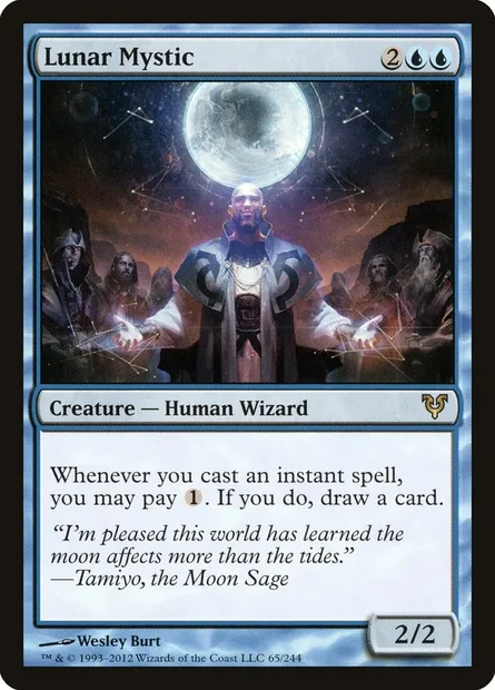 Lunar Mystic, Magic card AVR 65 — Avacyn Restored set