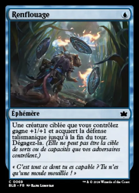 Renflouage, carte Magic BLB 69 — extension Bloomburrow