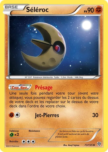 Séléroc, carte Pokémon PLS 73 — extension Tempète Plasma