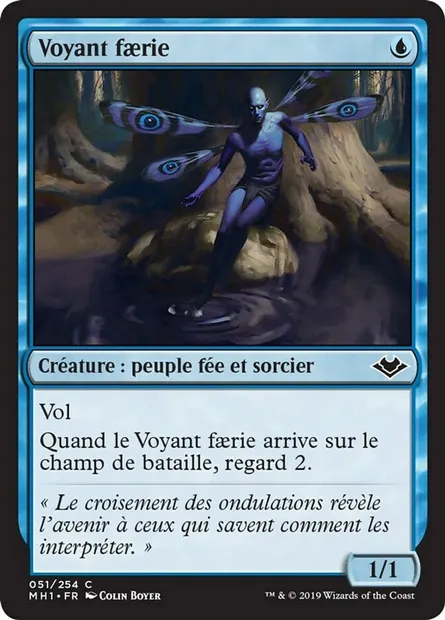 Voyant faerie, carte Magic MH1 51 — extension Horizons du Modern