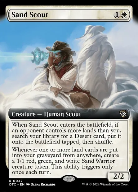 Sand Scout, Magic card OTC 47 — Outlaws of Thunder Junction Commander set