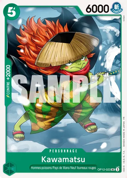 Kawamatsu, carte One Piece OP12-023 — extension L'HÉRITAGE DU MAÎTRE