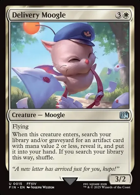 Delivery Moogle, Magic card FIN 15 — Final Fantasy set
