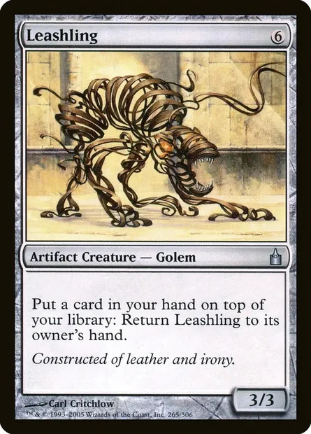Leashling, Magic card RAV 265 — Ravnica: City of Guilds set