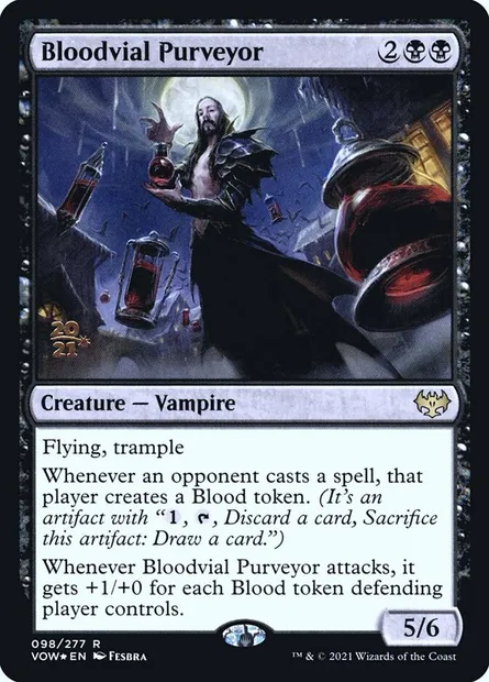 Bloodvial Purveyor, Magic card PVOW 98s — Innistrad: Crimson Vow Promos set