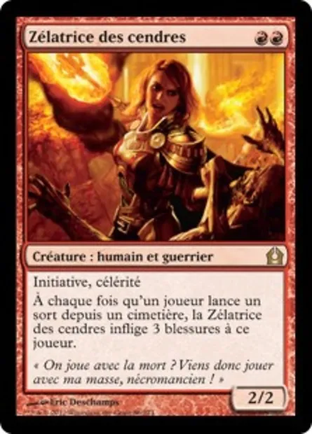 Zélatrice des cendres, carte Magic RTR 86 — extension Retour à Ravnica